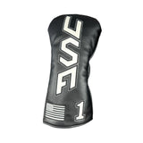 Maxbell Golf Club Cover Anti Scratch Equipment for Women Portable Protection L Black White Text