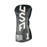 Maxbell Golf Club Cover Anti Scratch Equipment for Women Portable Protection L Black White Text