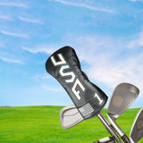 Maxbell Golf Club Cover Anti Scratch Equipment for Women Portable Protection L Black White Text