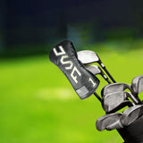 Maxbell Golf Club Cover Anti Scratch Equipment for Women Portable Protection L Black White Text