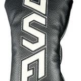 Maxbell Golf Club Cover Anti Scratch Equipment for Women Portable Protection L Black White Text