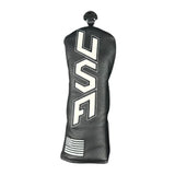 Maxbell Golf Club Cover Anti Scratch Equipment for Women Portable Protection M Black White Text