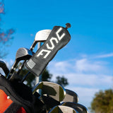 Maxbell Golf Club Cover Anti Scratch Equipment for Women Portable Protection M Black White Text