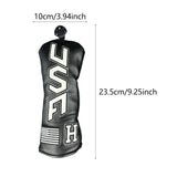 Maxbell Golf Club Cover Anti Scratch Equipment for Women Portable Protection S Black White Text