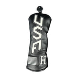 Maxbell Golf Club Cover Anti Scratch Equipment for Women Portable Protection S Black White Text