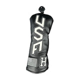 Maxbell Golf Club Cover Anti Scratch Equipment for Women Portable Protection S Black White Text