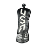 Maxbell Golf Club Cover Anti Scratch Equipment for Women Portable Protection S Black White Text