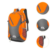 Maxbell Outdoor Hiking Backpack 40L Climbing Backpack for Backpacking Riding Outdoor Orange