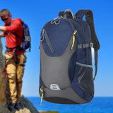 Maxbell Outdoor Hiking Backpack 40L Climbing Backpack for Backpacking Riding Outdoor Dark Blue