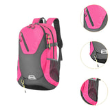 Maxbell Outdoor Hiking Backpack 40L Climbing Backpack for Backpacking Riding Outdoor Rose Red