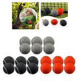 Maxbell 6x Tennis Balls 2.56" Dia Training Balls for Activities Sports Entertainment Grey