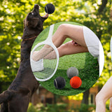 Maxbell 6x Tennis Balls 2.56" Dia Training Balls for Activities Sports Entertainment Grey