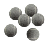 Maxbell 6x Tennis Balls 2.56" Dia Training Balls for Activities Sports Entertainment Grey