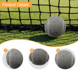 Maxbell 6x Tennis Balls 2.56" Dia Training Balls for Activities Sports Entertainment Grey