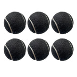 Maxbell 6x Tennis Balls 2.56" Dia Training Balls for Activities Sports Entertainment Black