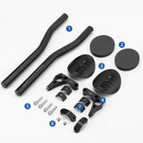 Maxbell Bike TT Rest Bar TT Handlebar for Triathlons Mountain Bikes Bikes
