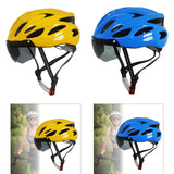 Maxbell Bike Helmet for Adults for Men Women Portable Fit Head Circumference 54-62cm Yellow