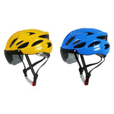 Maxbell Bike Helmet for Adults for Men Women Portable Fit Head Circumference 54-62cm Yellow