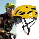 Maxbell Bike Helmet for Adults for Men Women Portable Fit Head Circumference 54-62cm Yellow