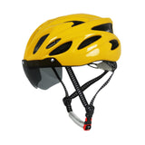 Maxbell Bike Helmet for Adults for Men Women Portable Fit Head Circumference 54-62cm Yellow