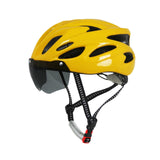 Maxbell Bike Helmet for Adults for Men Women Portable Fit Head Circumference 54-62cm Yellow