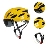 Maxbell Bike Helmet for Adults for Men Women Portable Fit Head Circumference 54-62cm Yellow