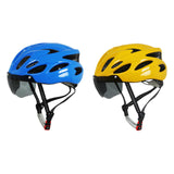 Maxbell Bike Helmet for Adults for Men Women Portable Fit Head Circumference 54-62cm Yellow