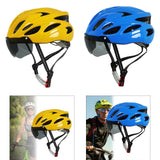 Maxbell Bike Helmet for Adults for Men Women Portable Fit Head Circumference 54-62cm Yellow