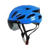 Maxbell Bike Helmet for Adults for Men Women Portable Fit Head Circumference 54-62cm Blue