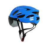 Maxbell Bike Helmet for Adults for Men Women Portable Fit Head Circumference 54-62cm Blue