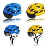 Maxbell Bike Helmet for Adults for Men Women Portable Fit Head Circumference 54-62cm Blue