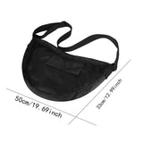 Maxbell Basketball Carrier Bag Carrying with Pocket Ball Bag Mesh for Soccer Outdoor Black