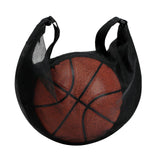 Maxbell Basketball Carrier Bag Carrying with Pocket Ball Bag Mesh for Soccer Outdoor Black