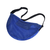 Maxbell Basketball Carrier Bag Carrying with Pocket Ball Bag Mesh for Soccer Outdoor Blue