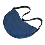 Maxbell Basketball Carrier Bag Carrying with Pocket Ball Bag Mesh for Soccer Outdoor Navy