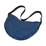 Maxbell Basketball Carrier Bag Carrying with Pocket Ball Bag Mesh for Soccer Outdoor Navy