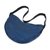 Maxbell Basketball Carrier Bag Carrying with Pocket Ball Bag Mesh for Soccer Outdoor Navy