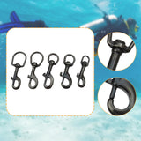 Maxbell Swivel Eye Bolt Snap Hook Scuba Diving Clip for Clothesline Boat Anchor Rope 120mm