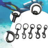 Maxbell Swivel Eye Bolt Snap Hook Scuba Diving Clip for Clothesline Boat Anchor Rope 120mm