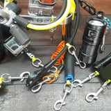 Maxbell Swivel Eye Bolt Snap Hook Scuba Diving Clip for Clothesline Boat Anchor Rope 120mm