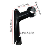Maxbell Mountain Bicycle Quill Stem 25.4 mm Aluminum Alloy Cycling Accessories Riser