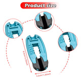 Maxbell Golf Tee Height Tool Portable Improved Accuracy and Consistency Training Help Blue