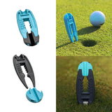Maxbell Golf Tee Height Tool Portable Improved Accuracy and Consistency Training Help Blue