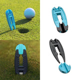 Maxbell Golf Tee Height Tool Portable Improved Accuracy and Consistency Training Help Blue