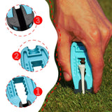Maxbell Golf Tee Height Tool Portable Improved Accuracy and Consistency Training Help Blue