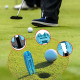 Maxbell Golf Tee Height Tool Portable Improved Accuracy and Consistency Training Help Blue