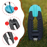 Maxbell Golf Tee Height Tool Portable Improved Accuracy and Consistency Training Help Black