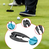 Maxbell Golf Tee Height Tool Portable Improved Accuracy and Consistency Training Help Black