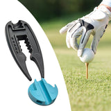 Maxbell Golf Tee Height Tool Portable Improved Accuracy and Consistency Training Help Black