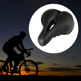 Maxbell Bicycle Seat Memory Foam Padding Simple Assembly Accessories Shock Absorbing Black